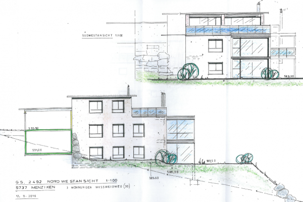 Neubau Moderne Attikawohnung mit grosser Dachterrasse an schöner Lage - 5737 Menziken - Bild# 3
