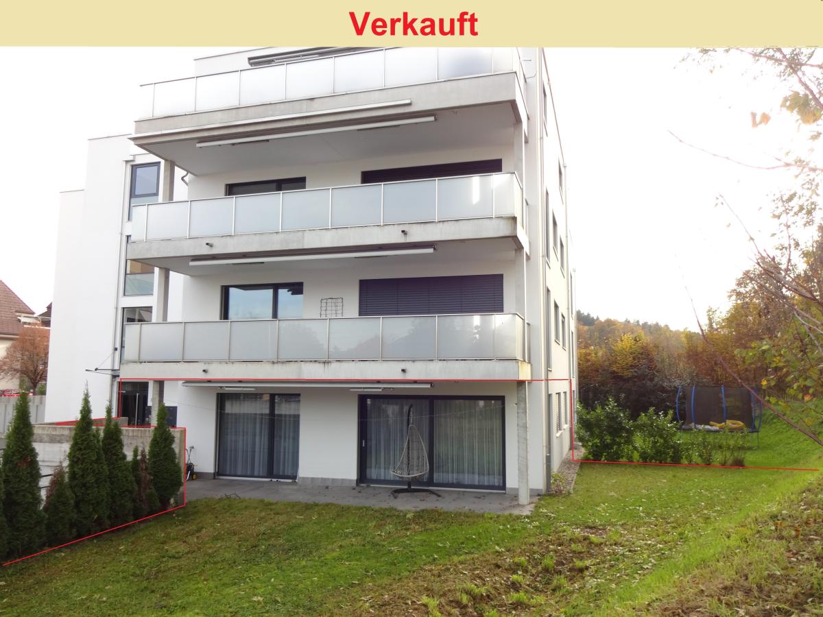 Sehr schöne und zentrale 2.5-Zimmerwohnung mit grossem Gartensitzplatz in 4552 Derendingen / SO - Bild# 1