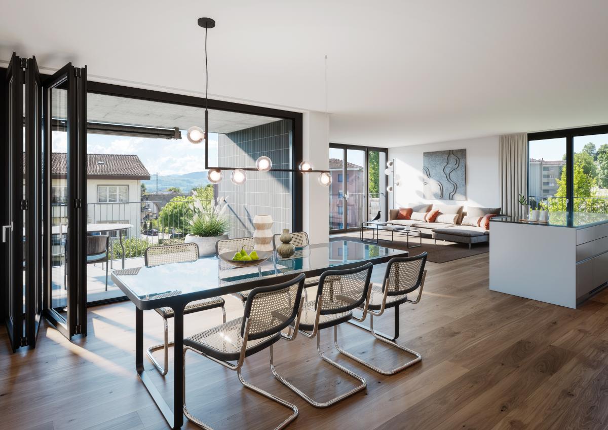 Exklusive und hochwertige 4.5-Zimmer-Terrassenwohnung - Ihr Traumdomizil in Uerikon / ZH - Bild# 5