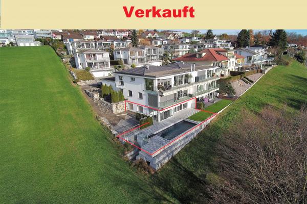 Grosszügige Gartenwohnung an privilegierter Lage mit Aussenpool - 6052 Eich - Bild# 1