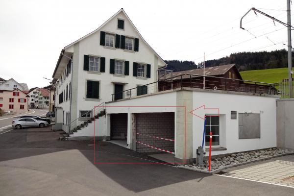Carport als Lager- oder Einstellraum direkt neben dem BHF Schindellegi / SZ - Bild# 1